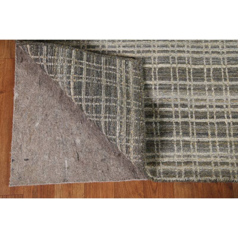 Hand Knotted Oriental 100% Wool Carpet Modern All-Over Multi-Colored Gabbeh Area Rug - 7' 9'' X 5' 5''