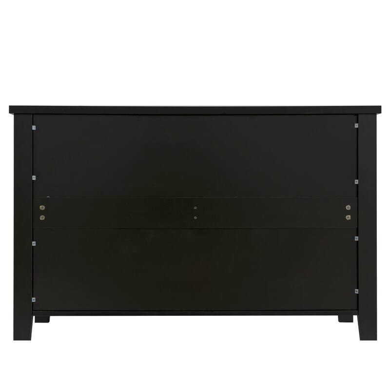 Drawer Dresser Cabinet with Retro Shell-Shaped Handle