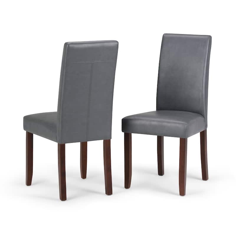 WYNDENHALL Normandy Transitional Parson Dining Chair (Set of 2) - 18.1"w x 18.5" d x 39.4" h