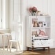preview thumbnail 4 of 5, COSTARS Kids Bookshelf, Kids Toy Storage Organizer with Drawer and Legs
