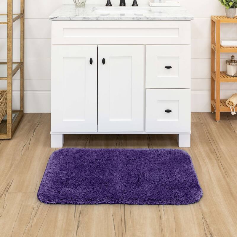 Mohawk Home Machine Washable Pure Perfection Solid Bath Rug