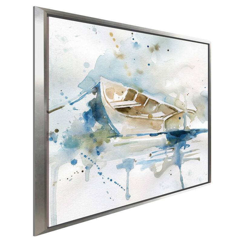 "Malibu Marina II" by Carol Robinson Print on Floating Canvas
