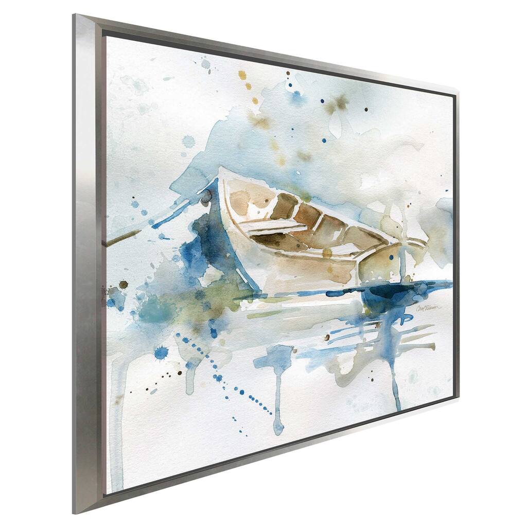 "Malibu Marina II" by Carol Robinson Print on Floating Canvas