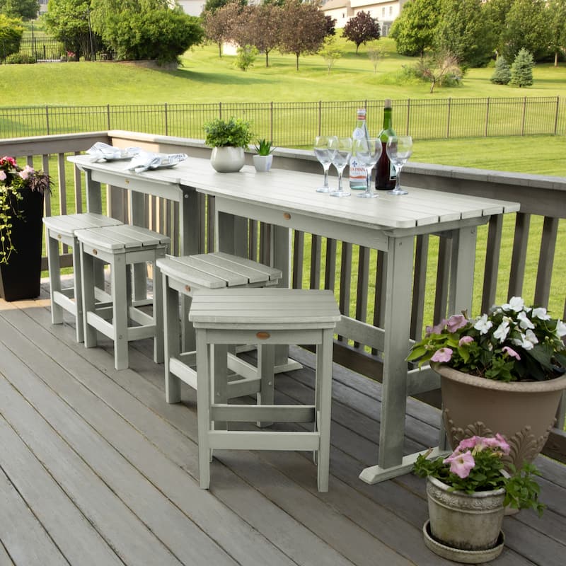 Lehigh 6-Piece Outdoor Balcony Set - Counter-height