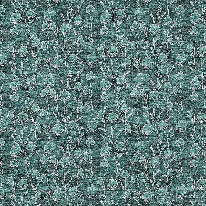 HomeRoots Floral Transitional Rectangle Outdoor Rug