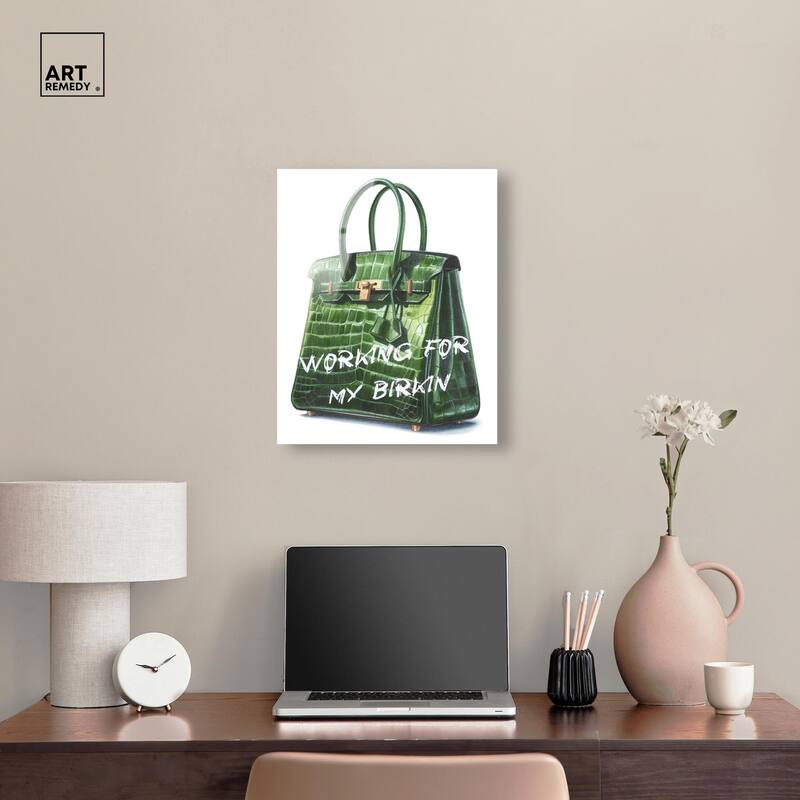 Doll Memories - Greeny Dream Acrylic by Art Remedy, Ready to Hang