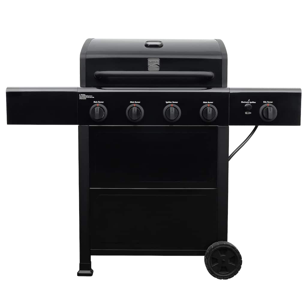 Kenmore 4 Burner plus Side Burner All Black Grill