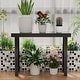 preview thumbnail 12 of 27, Modern Console Table Solid Wood for Entryway or Hallway Decor