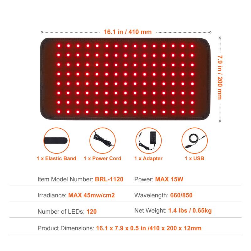 Red Light Therapy Mat for Body for Pain Relief, Skin Healt