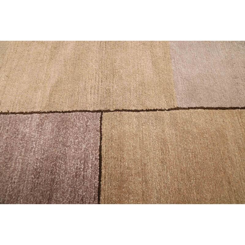 ECARPETGALLERY Hand-knotted Opulence Taupe Wool Rug - 8'1 x 9'10