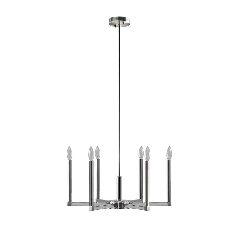 6-Light Contemporary Candelabra Styled Chandelier for living room,bedroom,and dining room