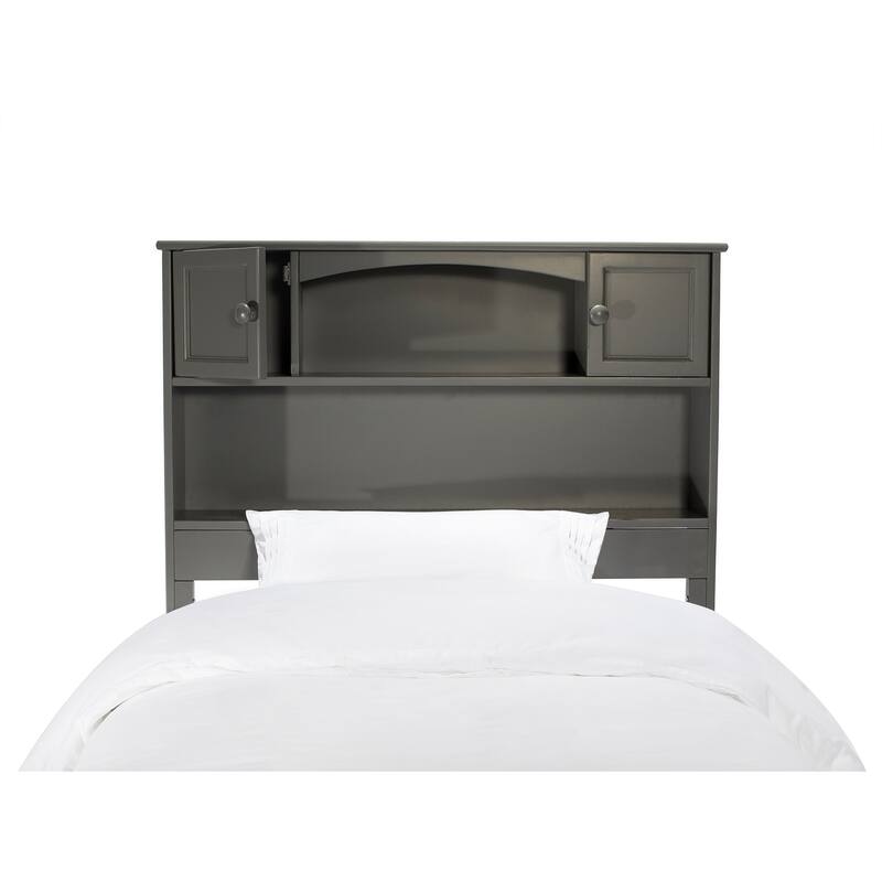 Platform Bed with Drawers - Low Profile Bed Frame & USB Charger - Modern Storage Bed