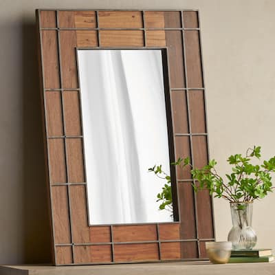 Kinson Wood Wall Mirror by Christopher Knight Home