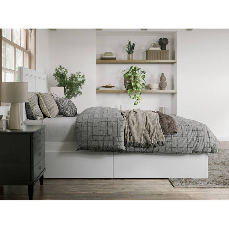 Canyon Platform Bed with Matching Footboard & Storage Drawers