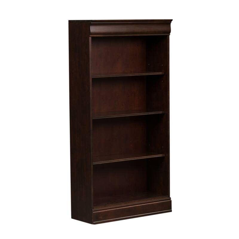 Brayton Manor Cognac Jr Executive 60 Inch Bookcase