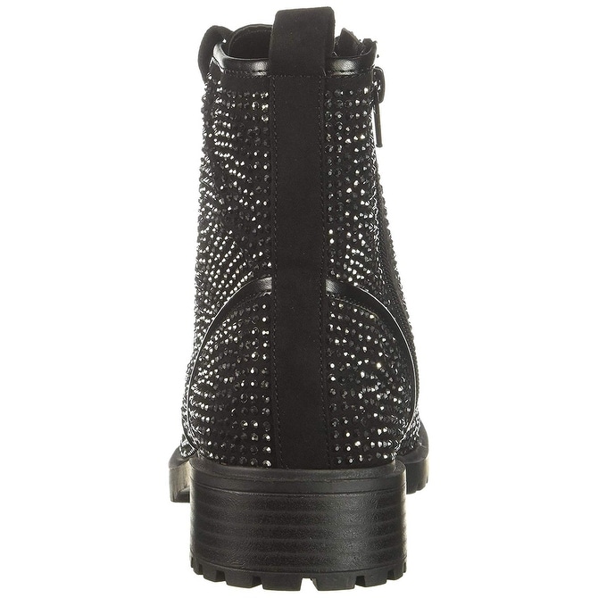 kirra rhinestone combat boots