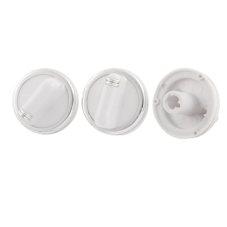 Bathroom White Plastic Water Heater Temperature Control Knob Switch ...