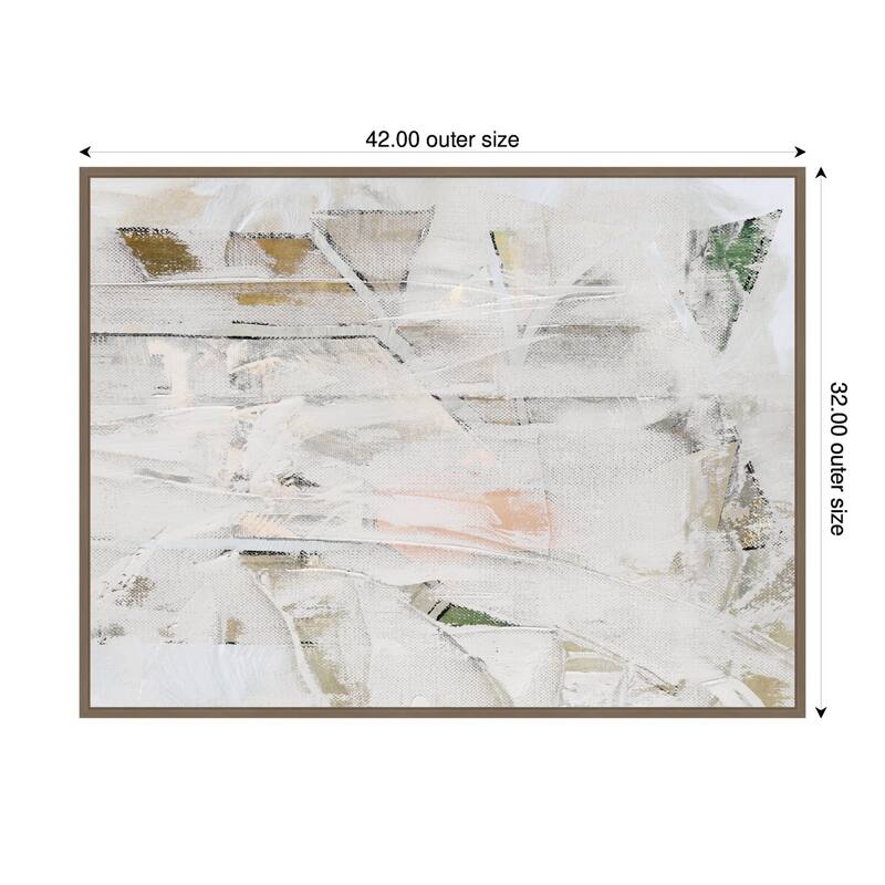 Kate and Laurel NC ZG Builder by Nikki Chu Framed Canvas Wall Art Print