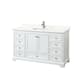 Option White / Giotto Quartz Top / Polished Chrome