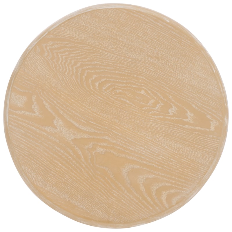 SAFAVIEH Monka Round Top Pedestal End Table, Fully Assembled - 18"W x 18"D x 20"H