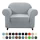 Subrtex Stretch Armchair Slipcover 1 Piece Spandex Furniture Protector - Light Gray