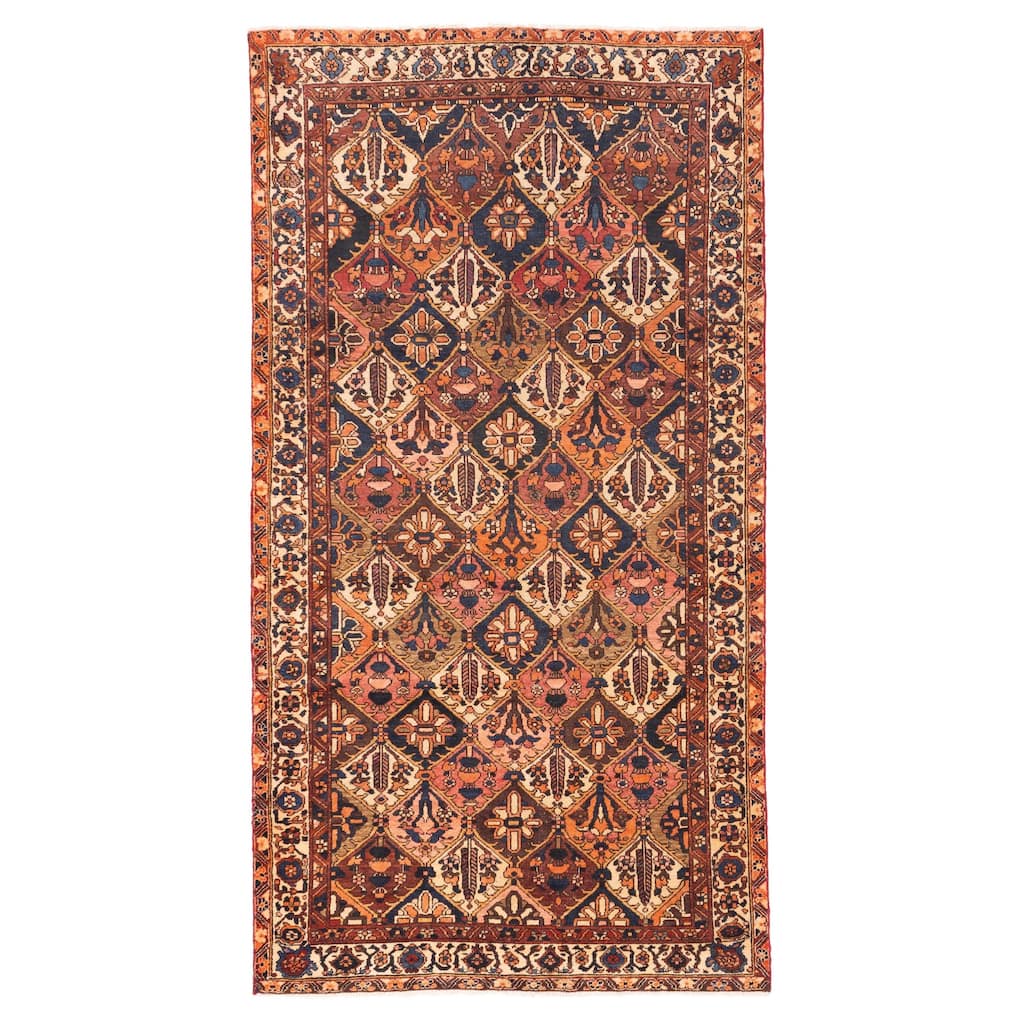 ECARPETGALLERY Hand-knotted Kayseri Vintage Copper Wool Rug - 5'1 x 9'8