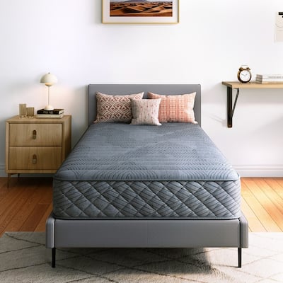 SweDrea Twin Size 8 in. Hybrid Mattress – Medium Firm Breathable and Supportive for Pressure Relief in Dorms, Apartments