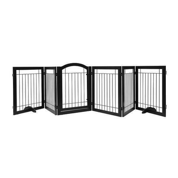 dog gate with walk through door