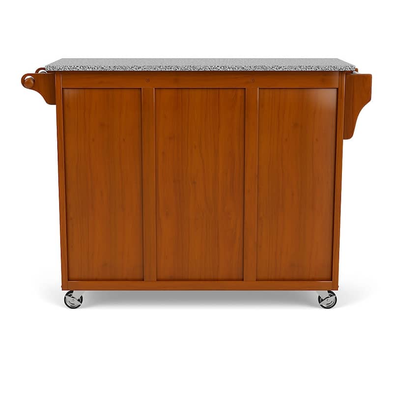 Homestyles Create-A-Cart Brown Wood Kitchen Cart - 48" x 18" x 36"