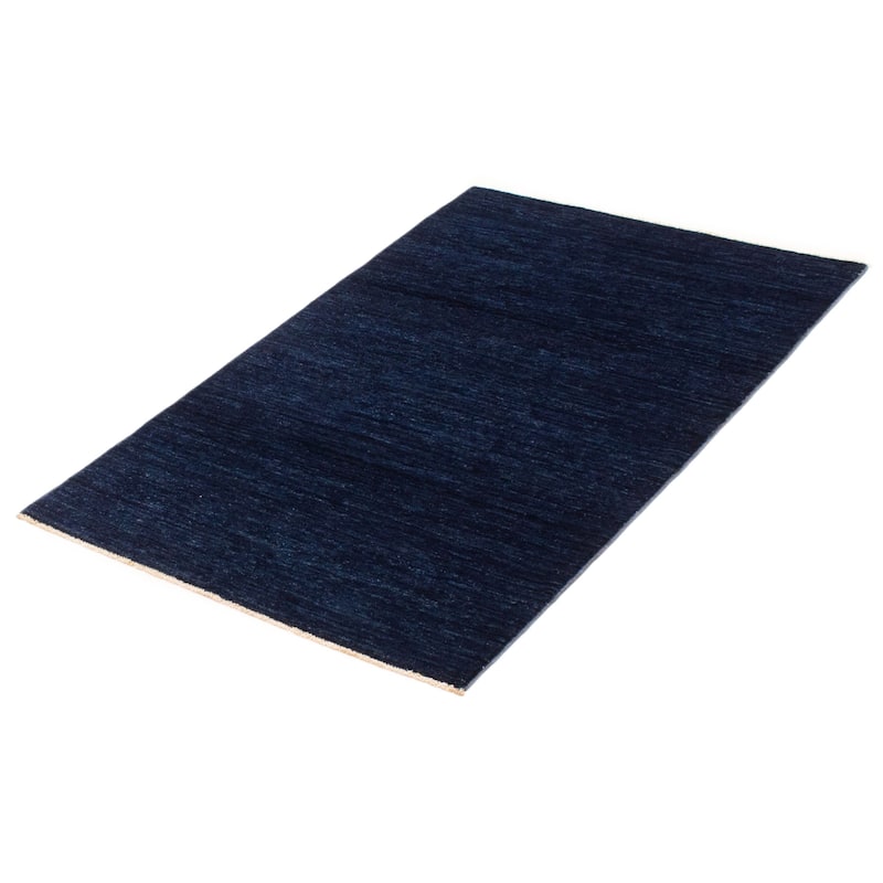 Pak Finest Gabbeh Navy Rug 3'10" x 5'11" - 3'10 x 5'11