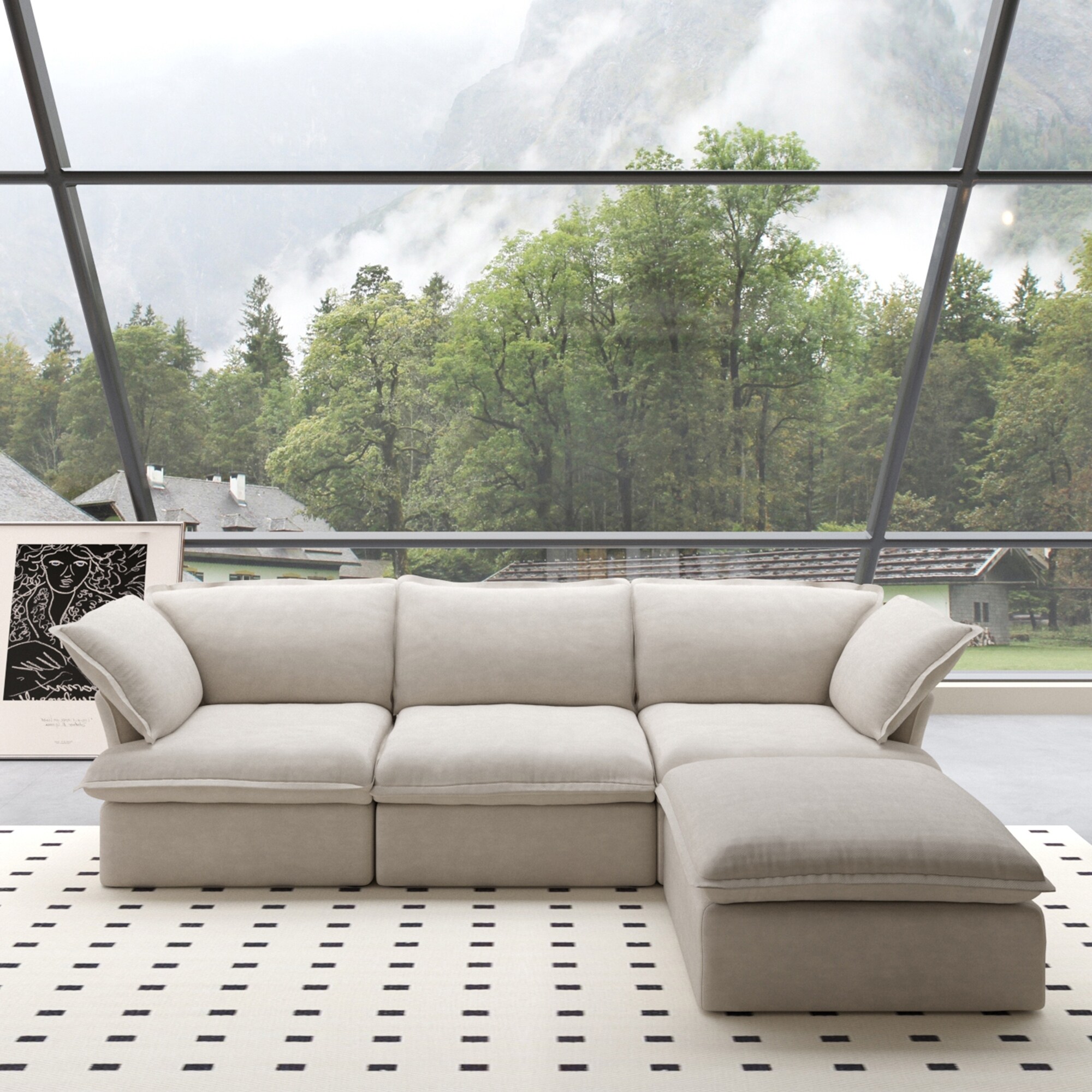 Sectional store lounge suites