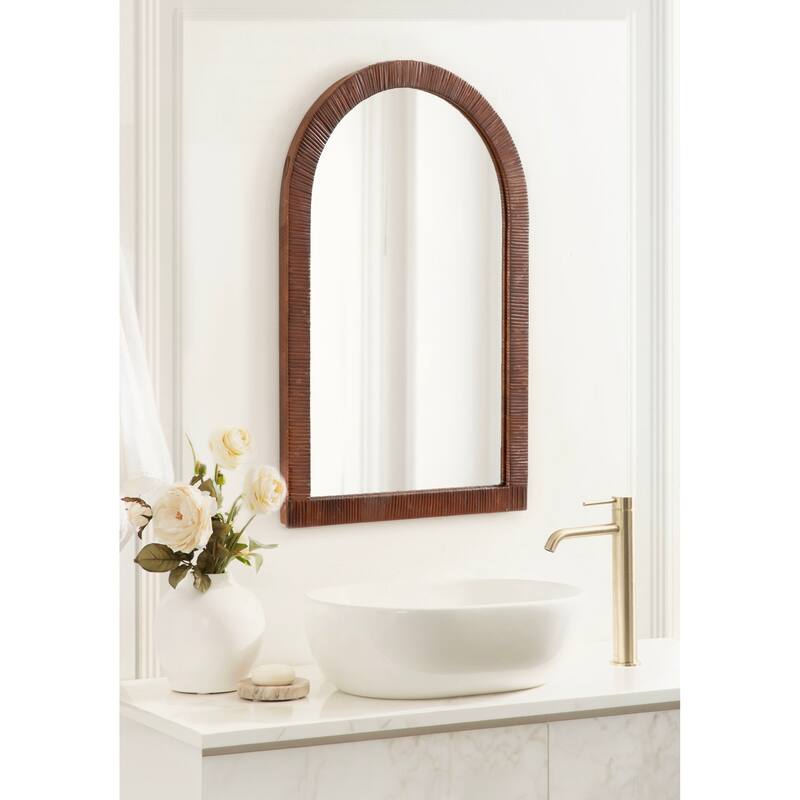 Kate and Laurel Rahfy Arch Framed Wall Mirror