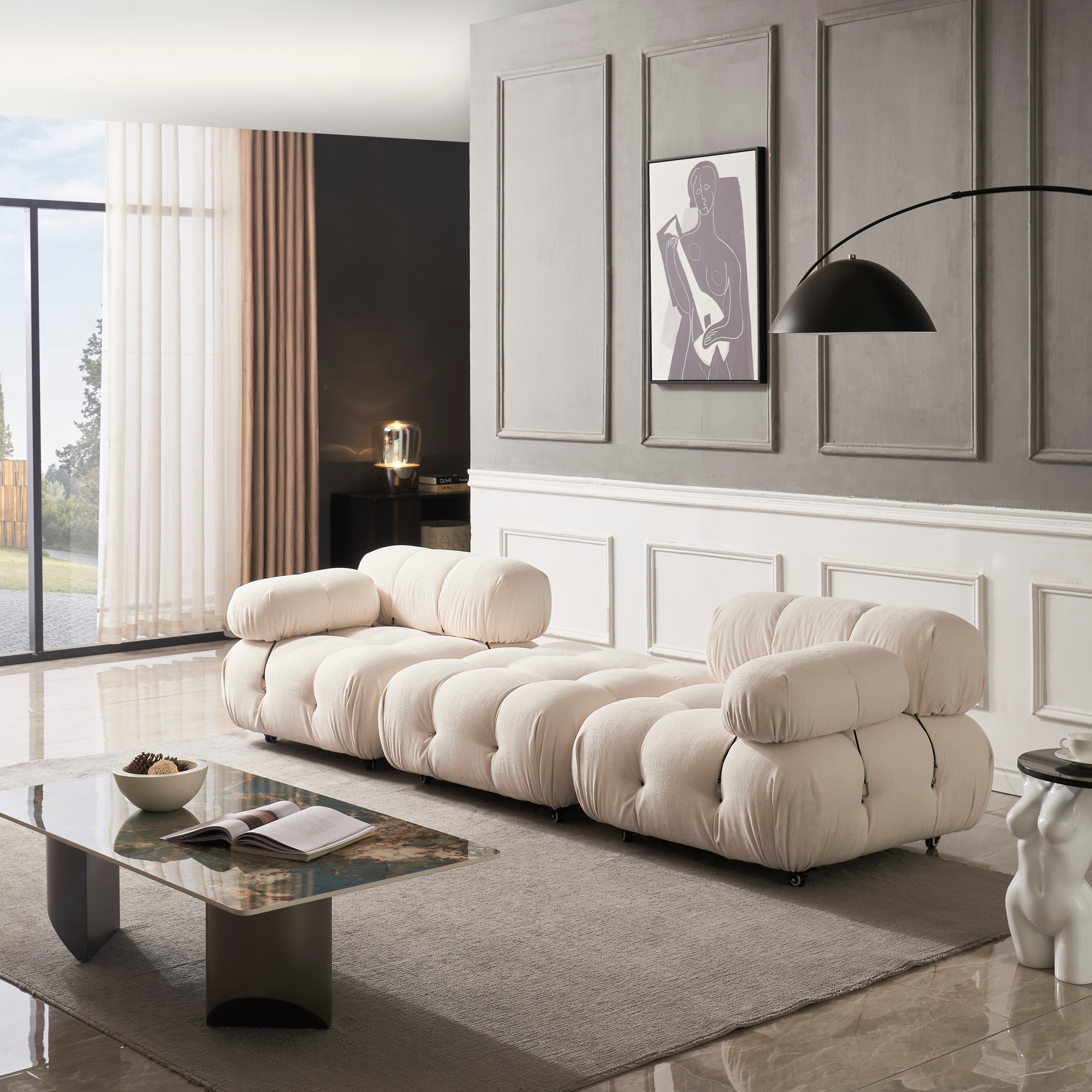 Mimosa 3 seater lounge clearance