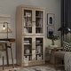 preview thumbnail 164 of 200, 100% Solid Wood 6-Shelf Bookcase with Optional Doors by Palace Imports 4 Dr Glass - Beige