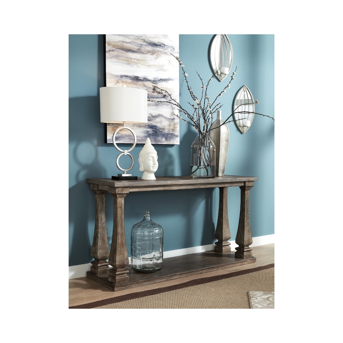 Johnelle Gray Sofa Table - On Sale - Bed Bath & Beyond - 26281050