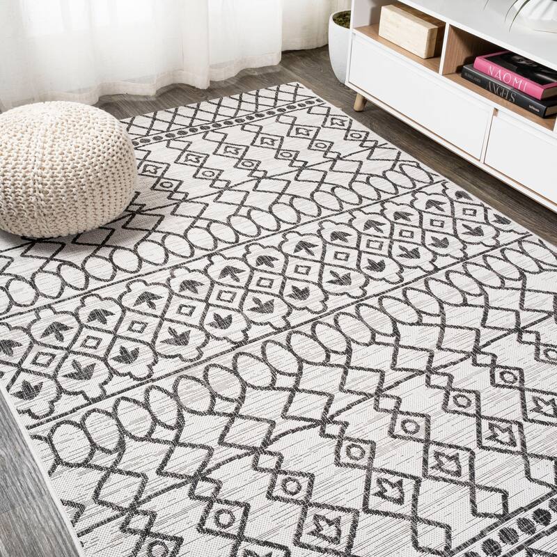JONATHAN Y Nokat Tribal Bohemian Indoor/Outdoor Area Rug