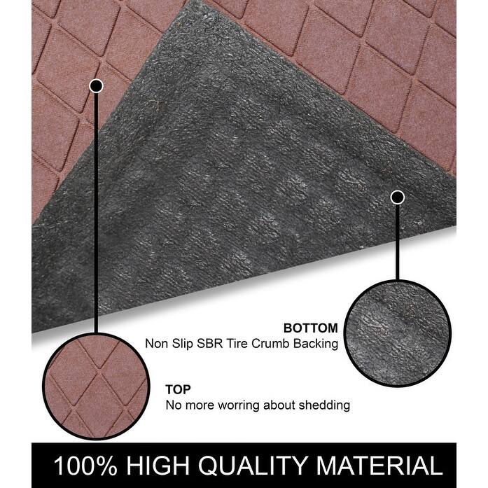 A1HC Water retainer Indoor/Outdoor Doormat, 24" x 36"