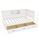 preview thumbnail 4 of 11, L-Shaped Bed Frame with 3 Drawers, Led Downlight and USB Port聽