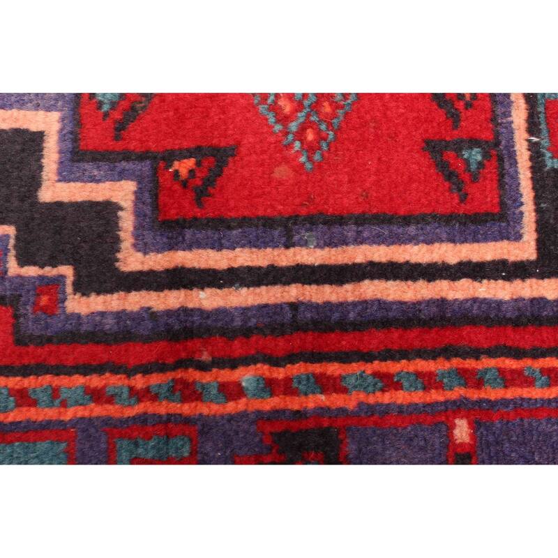 ECARPETGALLERY Hand-knotted Konya Anatolian Red Wool Rug - 3'11 x 6'8