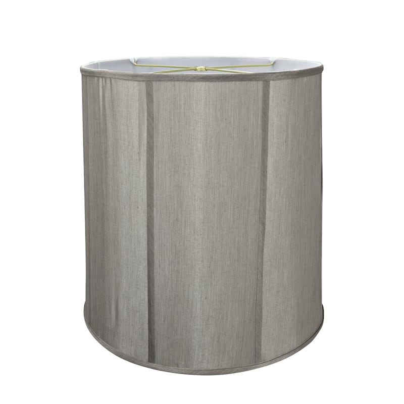 Aspen Creative Empire Shape Spider Construction Lamp Shade in Silver Grey (16" x 18" x 18")