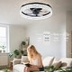 preview thumbnail 18 of 59, Low Profile Ceiling Fan with Light: 20-16 Inch, App Remote Control, Dimmable 3 CCT LED, 6 Wind Speeds, Ultra Quiet