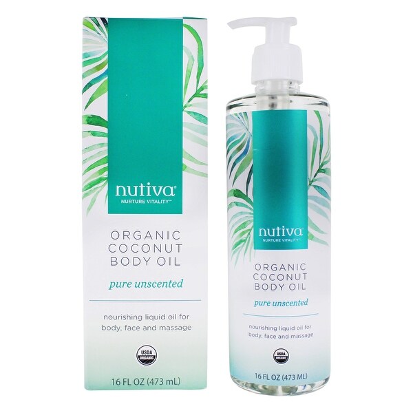 nutiva organic coconut body oil