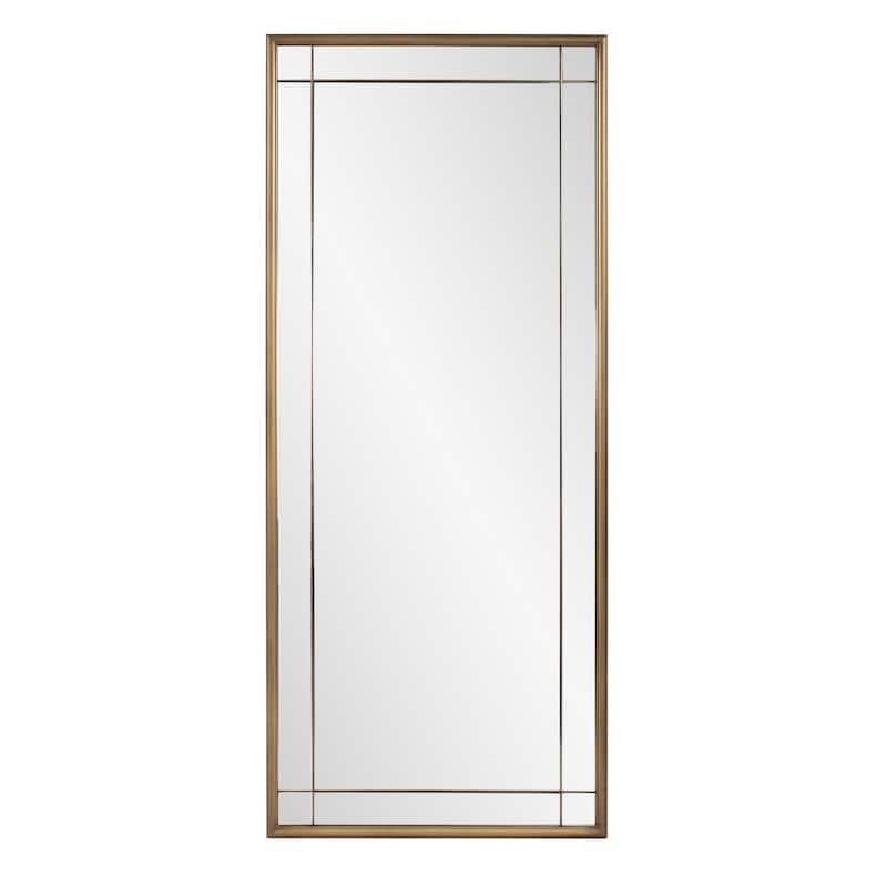 Allan Andrews French Panel Framed Decorative Wall Mirror