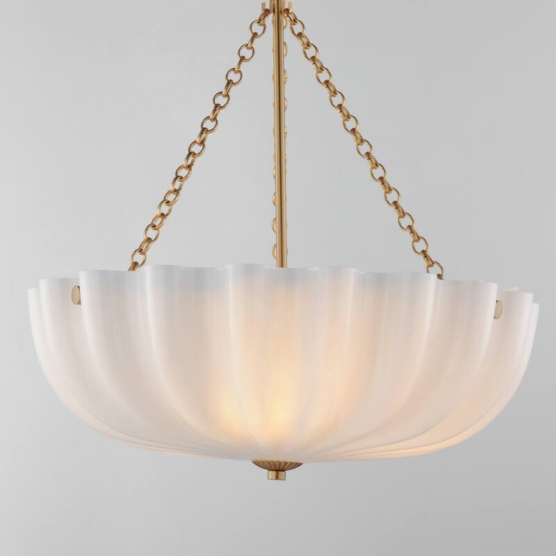 Maxim 22653 Bundt 3 Light 18" Wide Semi-Flush Bowl Ceiling Fixture /