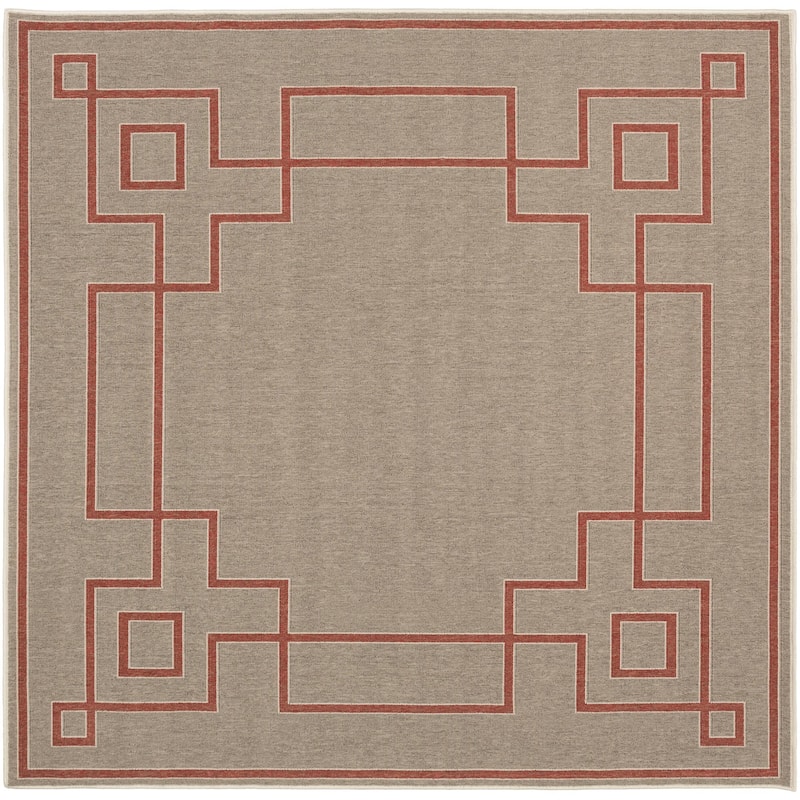 Livabliss Alfresco Country Geometric Indoor / OutdoorArea Rug