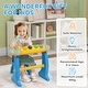 preview thumbnail 7 of 7, Qaba Kids Piano Keyboard, 37 Key Piano for Kids, Electronic Music Educational Instrument with Microphone, Stool, for 3-6 Years