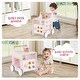 preview thumbnail 6 of 16, MDF Kids Walker with Toys, Storage and Rubber Wheels - 12.5" L x 14" W x 16.5" H