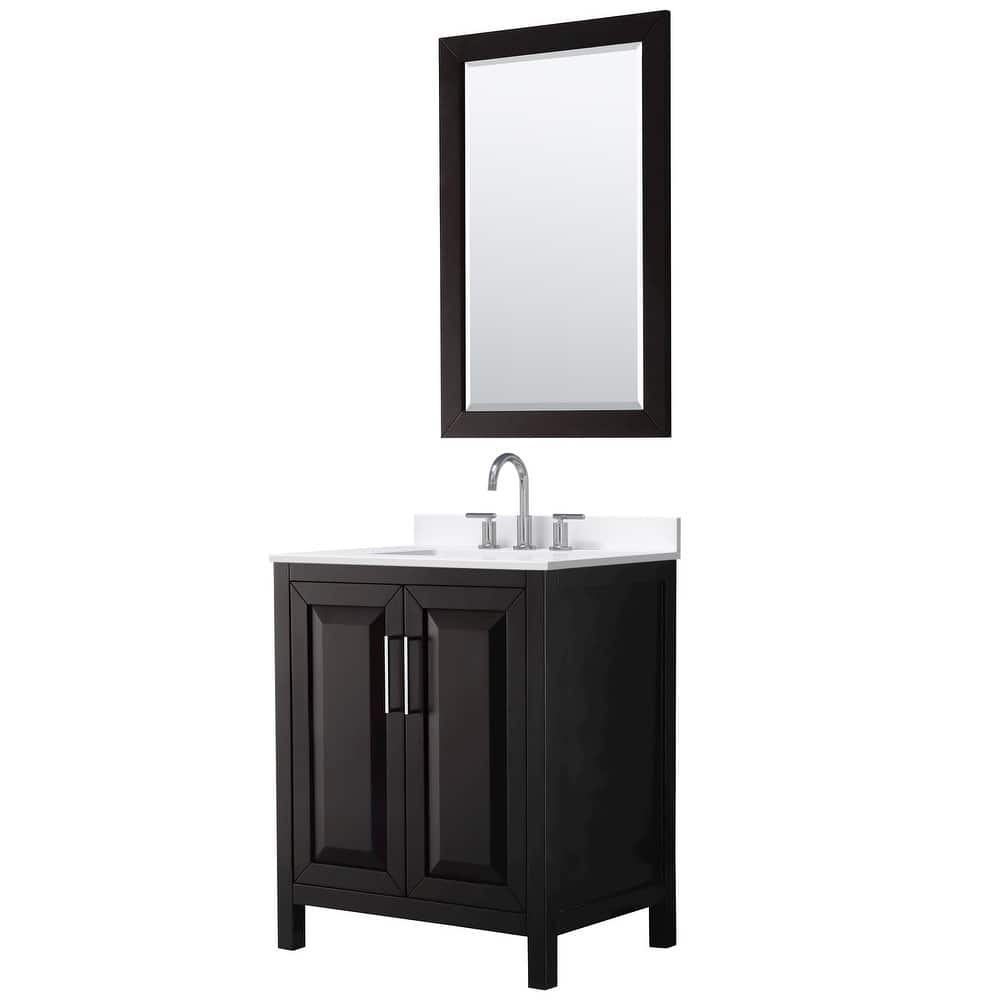 Wyndham Collection WCV252530S-QTZ-US3M24 Daria 30" Free Standing
