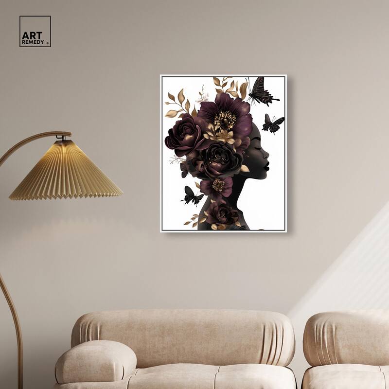 In Her Thoughts II Canvas by Art Remedy