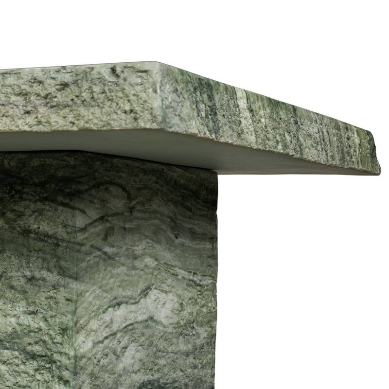 Stilo Slab Top Concrete Coffee Table with Marble and Stone Finish